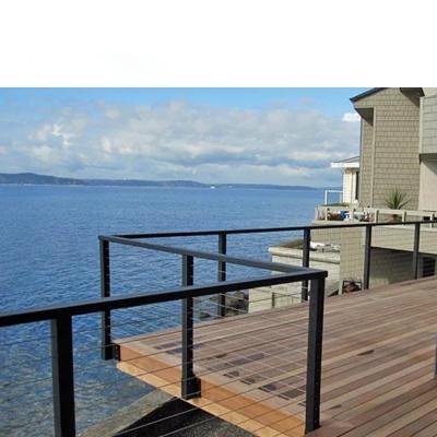 China Customized Aluminum Glass Balcony Railings Outdoor Designs Stair Handrail à venda