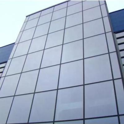 China Aluminum Cladding Double Glazed Glass Curtain Wall Modern Waterproof à venda