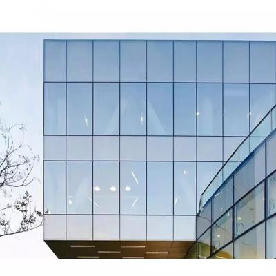 China Aluminum Frame Double Glass Curtain Wall Building Facade Panels for sale