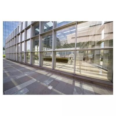 中国 Exposed Framing Aluminum Cladding Curtain Wall Glass Transparent 販売のため