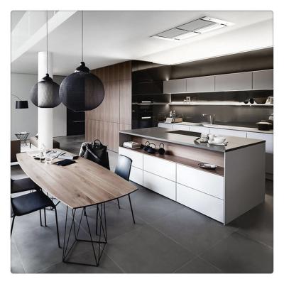 China Mobília personalizada modular feita pronta dos armários de cozinha da série da laca à venda