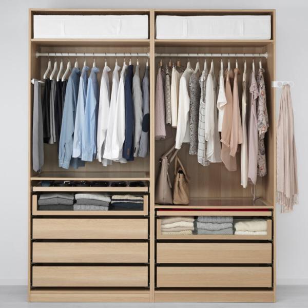 Quality Custom Made Design Modern Clothes Cabinet Without Doors Wardrobes for sale