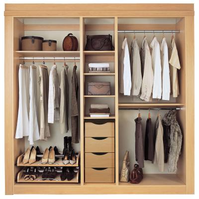 China Custom Made Design Modern Clothes Cabinet Without Doors Wardrobes for sale