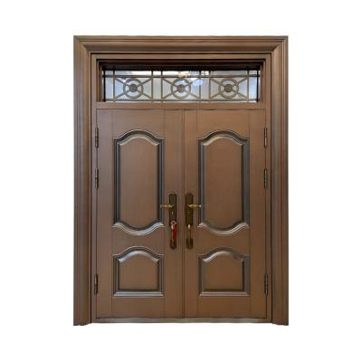 China Entrance Security Steel Doors , Modern Design Double Exterior Entry Door for sale