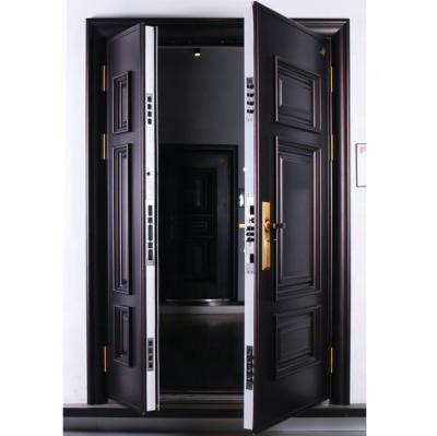 China Exterior Security Entry Main Steel Safety Doors Burglarproof Residential for sale