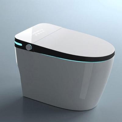 China Tesia Modern  Inodoro Ceramic Sensor Sanitary Ware Automatic Wc Floor Mounted Smart Toilet For Sale for sale