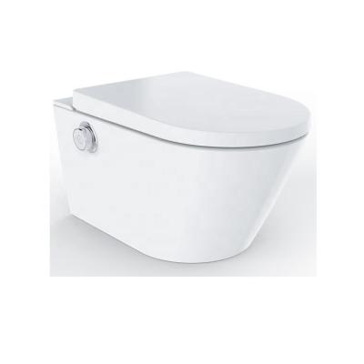 China Easy Installation Sanitary Ware Close Stool Round Bowl White Color Heating Toilet en venta