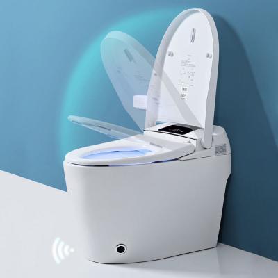 China Luxury Bathroom Sensor Electric Automatic Flush Wc Bidet Intelligent Smart Toilet for sale