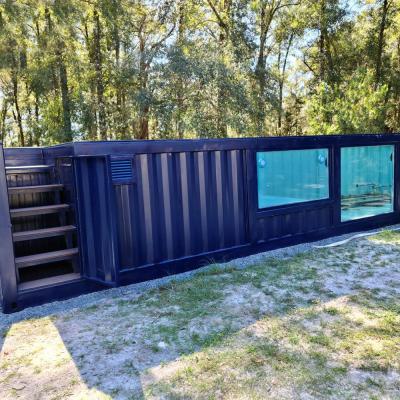 Chine Outdoor Steel Structure Frame 20FT 40FT Prefabricated Container Swimming Pool à vendre