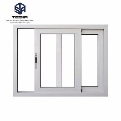 China Tesia  Double Glazed Temperated High Quality Aluminum Alloy Sliding Windows and Doors Te koop