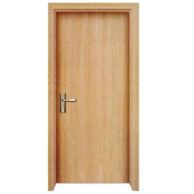 China CQI SASO ETC Multiple Color MDF Wooden Door Apartment Building Entrance Doors for sale
