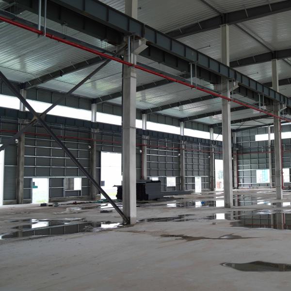 Quality Welded Hot Rolled H Section Steel Structure Workshop Metal Frame Building for sale