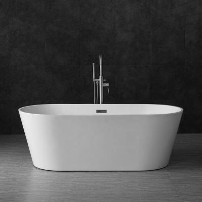 China OEM ODM 1700mm Freestanding Bathtub White Stand Alone Tub for sale