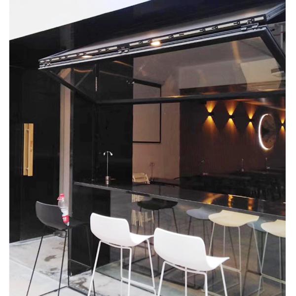 Quality Soundproof Magnetic Screen Bifold Glass Window Aluminium Doors And Windows for sale