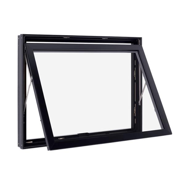 Quality Minimalism Double Glazed Aluminium Awning Windows For Basement for sale