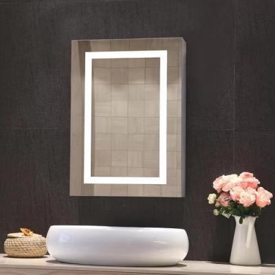 China Hotel Recessed Smart LED Bathroom Medicine Cabinet With Mirror for sale