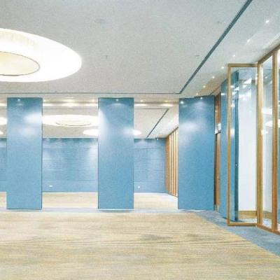 China 100mm Soundproof Office Partition Wall Movable Banquet Hall Sliding Partition for sale