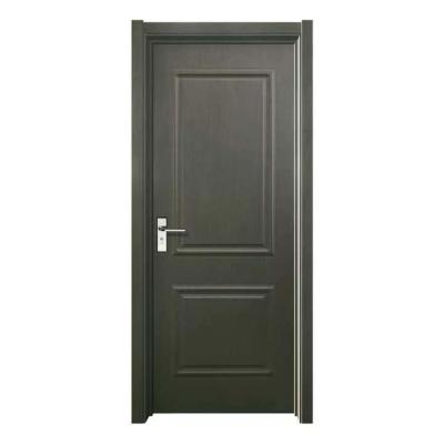 China ISO9001 CE MDF Black Interior Armored Front Doors For Home for sale