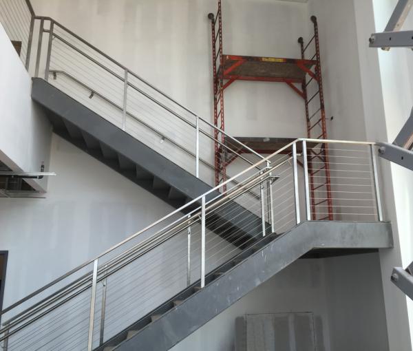 Quality 12mm Tempered Glass Interior Stair Railings Stainless Steel Balcony Balustrade for sale