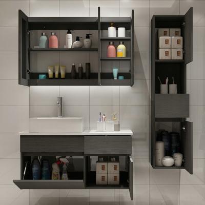 China Classic Simple Modern Bathroom Furniture Set Hotel Beauty Salon Storage Cabinets for sale