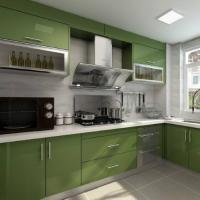 Quality CAD Drawing Economical Modular Kitchen Cabinets With Lacquer Paint Doors for sale