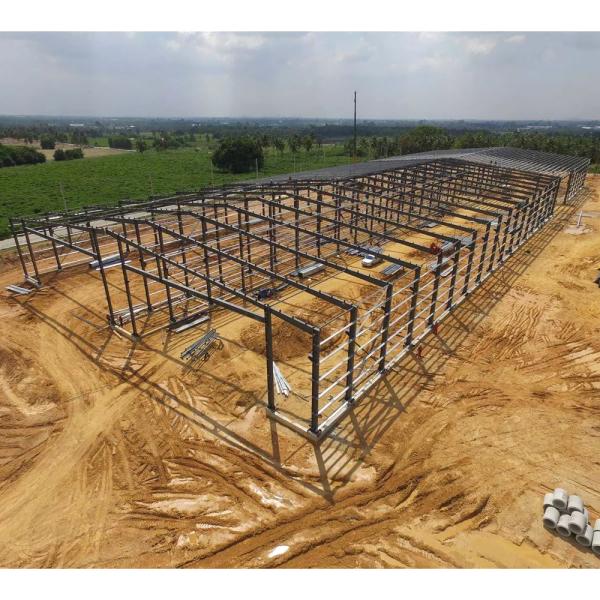 Quality Alkyd Painting Peb Steel Structure Workshop Q355B Large Span Steel Buildings for sale