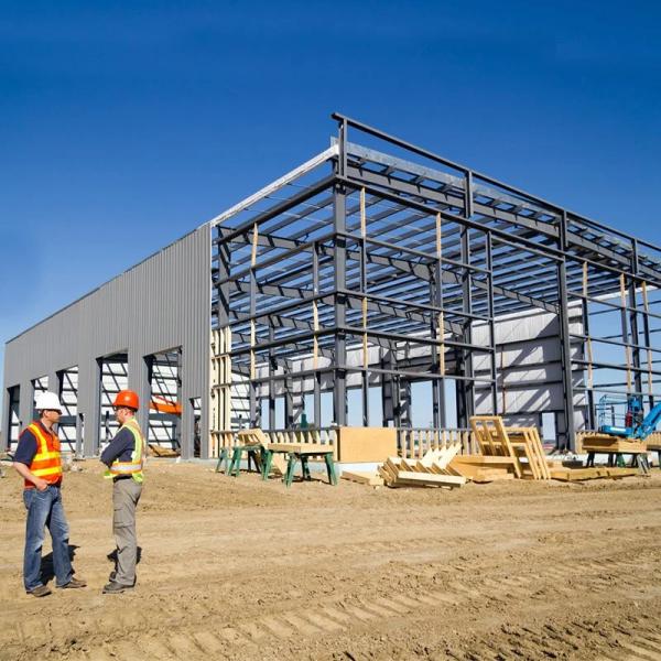 Quality Easy Assemble Steel Structure Workshop Wind Resistant Prefab Metal Warehouse for sale