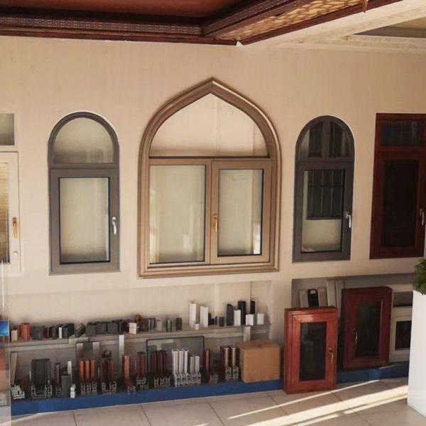 Quality Arched Aluminium Windows With Grill for sale