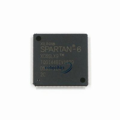 China FPGA Programmable IC Chips XC6SLX9-2TQG144C Spartan-6  Programmable Gate Array for sale