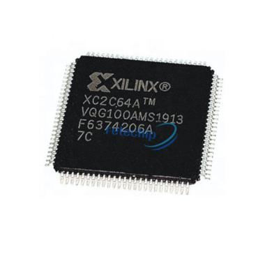 China XC2C64A-7VQG100C Programmable IC Chips Complex Programmable Logic Devices for sale