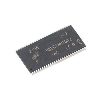 China Microplaqueta 256Mbit 167MHz 135mA 7.5ns de IC da memória da gole de MT48LC16M16A2P-6A A TI G à venda