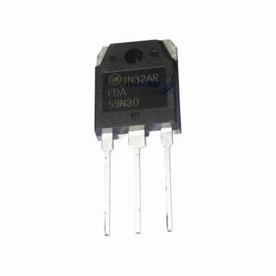 China Transistor de poder más elevado de MOhms del canal N 56 de los transistores 59A 300V de FDA59N30 NPN PNP en venta