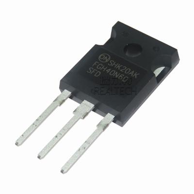 China Transistor bipolar isolado FGH40N60SFD da porta à venda