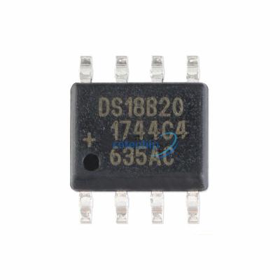 China DS18B20Z+T&R Temperature Sensor IC Programmable Resolution 1 Wire Digital Thermometer for sale