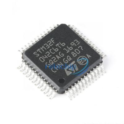 China ARM based 32-bit MCU STM32F042C6T6 32 KB Flash ARM Microcontrollers 48 MHz CPU, USB, CAN for sale