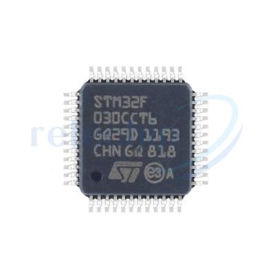 중국 STM32F030CCT6 ARM Microcontroller MCU 32bit 48 MHz 37 I/O LQFP-48 판매용
