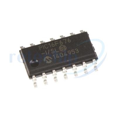 중국 PIC16F676-I/SL 8bit Microcontroller MCU 12 I/O 20 MHz SOIC-14 판매용