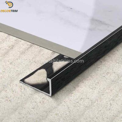 China Decorative Wall Tile Outside Corner Trim Aluminum Alloy 6063 Material for sale
