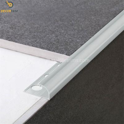 China Curved Edge External Aluminium Tile Trim Alloy 6063 Material for sale
