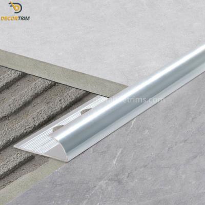 China Polish Silver Aluminium Tile Trim For External Wall Corner Edge Protection for sale