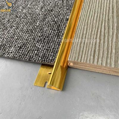 China Smooth Edge Curved Carpet Edge Trim , Stair Carpet Edge Protectors 9mm for sale