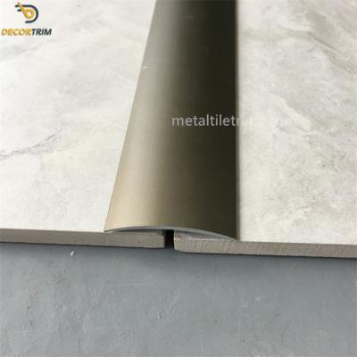 China 39.7mm Wide Aluminium Floor Threshold Strip Matt Bronze Decorative for sale