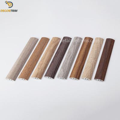 China Protective Floor Transition Strip Screw Fix Wood Grain Color 2500mm Length for sale