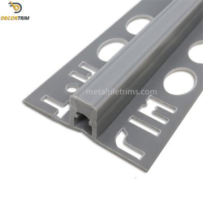 China PVC Grey Expansion Joint Profile For Absorbing Flooring Vibration for sale