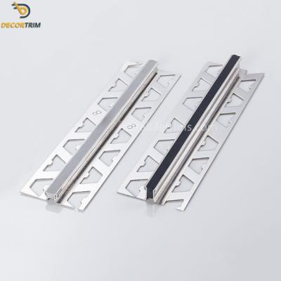 China Stainless Steel Movement Joint Profiles 8k Mirror For Concrete Flooring OEM for sale