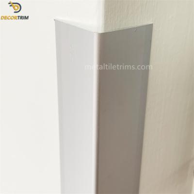 China Aluminum Wall Corner Protector Strips Powder Coat Finish 50x50x2500mm for sale