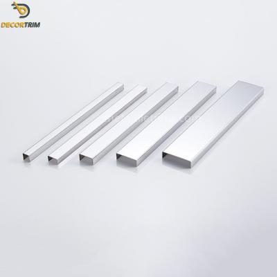 China 8k Mirror Stainless Steel U Shape Channel SS201 SS304 Material for sale
