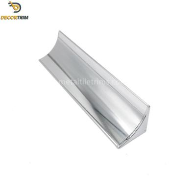 China 40mm Metal Internal Edge Tile Trim , Internal Corner Trim For Tiles 2.5m Length for sale