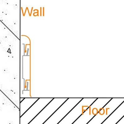 China perfiles del tablero que bordea de la altura de 70m m para que pared suele la conexión en venta