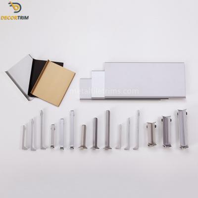 China J Type Skirting Aluminium Profile , Skirting Moulding Profiles For Wall Corner for sale
